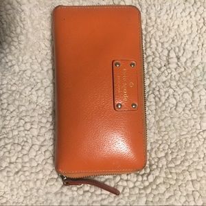 Orange Kate Spade Wallet